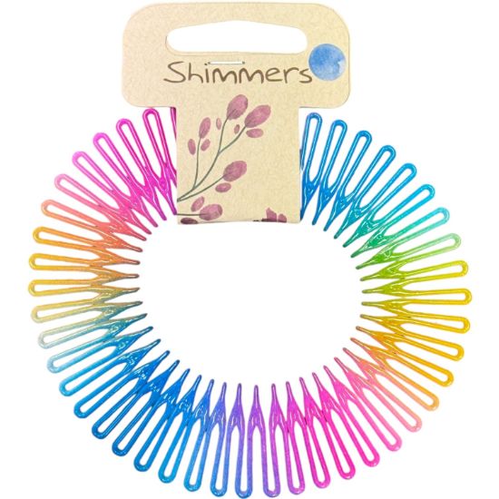 Picture of Shimmers - Rainbow Zig Zag Comb