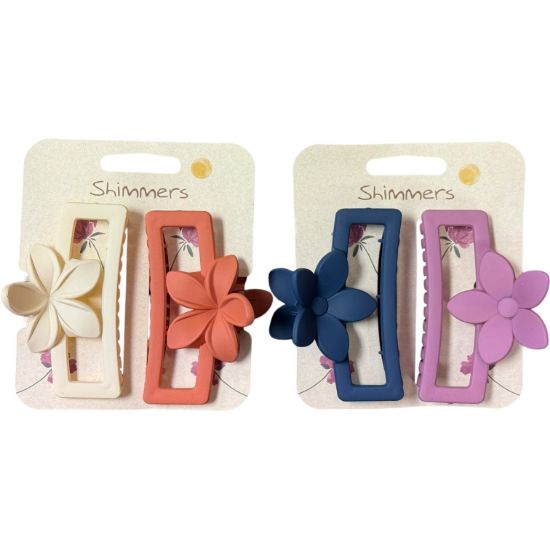 Picture of Shimmers - Flower Hair Claws 2pk