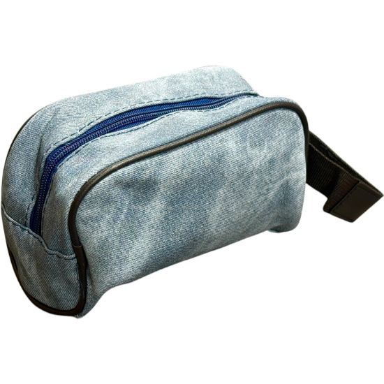 Picture of Washed Denim Toiletry Bag