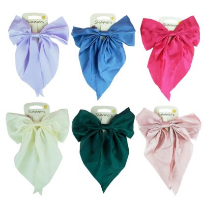 Picture of Shimmers - Satin Tail Bow Barrette