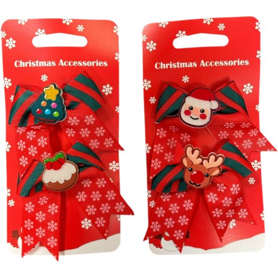 Picture of Xmas - 2pk Hair Clips