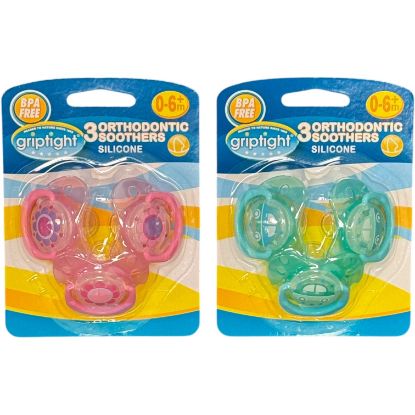 Picture of Griptight - 3 Orthodontic Soothers 0-6M