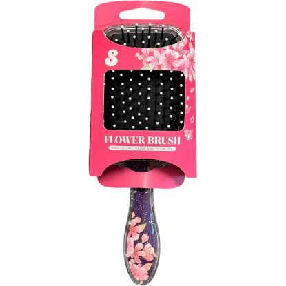 Picture of Floral Hairbrush Pad Brush