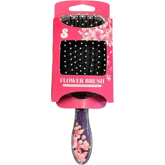 Picture of Floral Hairbrush Pad Brush