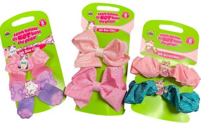 Picture of ICB  - Cat Bow Clips or Hair Scrunchies