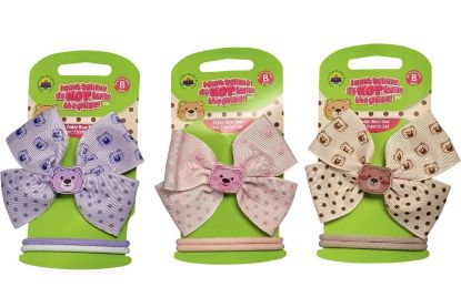 Picture of ICB  - Bear Bow Clip and Elastics Set