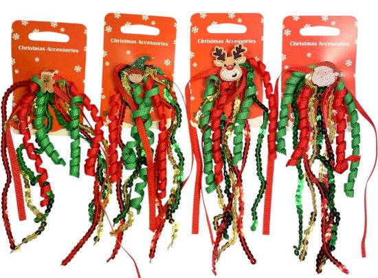 Picture of Xmas Ribbon Hair Clip