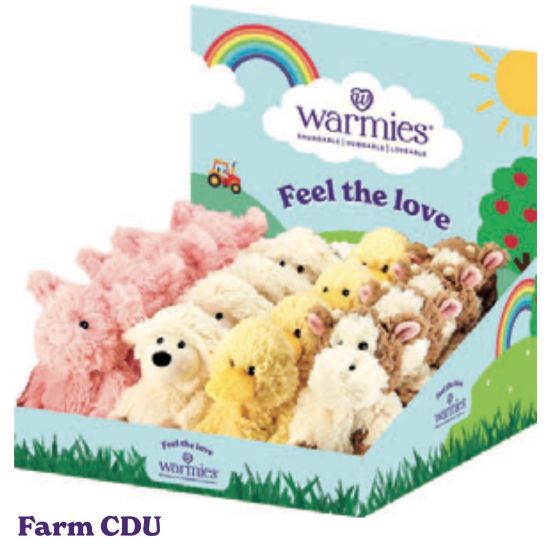 Picture of Warmies Minis - Farm Animals - Tray Item