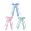 Picture of ICB  - Tail Bow Barrette with Flowers