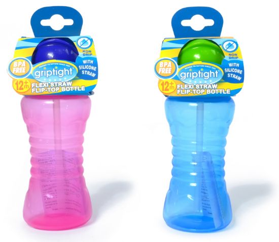 Picture of Griptight - Flexi Straw Flip Top Bottle