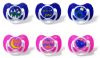 Picture of 3 Decorated Ortho Glow Soothers 12m+