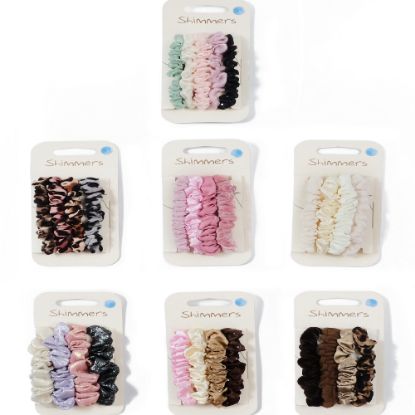 Picture of Shimmers - 4pk Textured Scrunchies