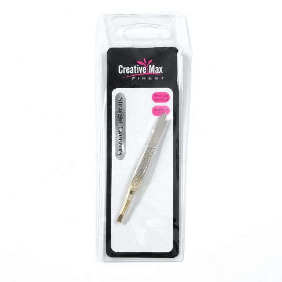 Picture of 11329 CMF Gold Tipped Straight Tweezer