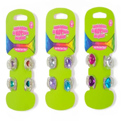 Picture of ICB - 4pk Gem Hair Clips