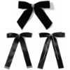 Picture of Shimmers - Black & Crystal Bow Barrette