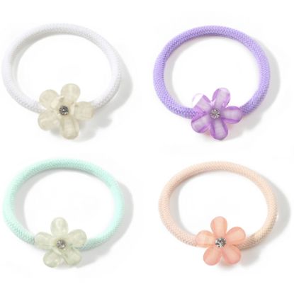 Picture of ICB - 4 Flower Hair Elastics