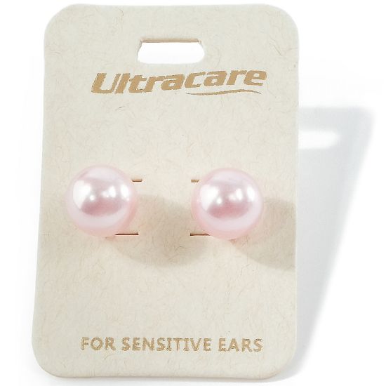 Picture of 009 Ultracare - 10mm Pink Pearl Stud