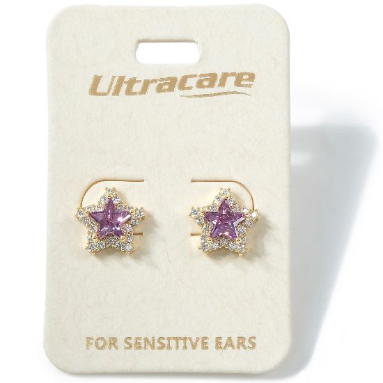 Picture of 083 Ultracare - Lilac Star Crystal Stud