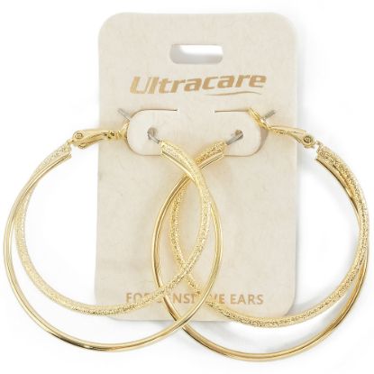 Picture of 092 Ultracare - Double Gold Hoops