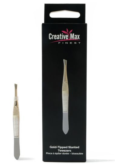 Picture of CMF Gold Tipped Slant Tweezers