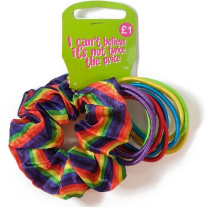 Picture of ICB - Rainbow Scrunchy/Elastic Bundle
