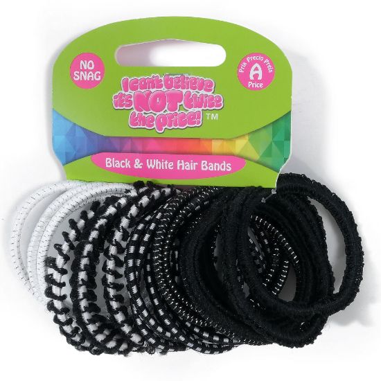 Picture of ICB - Hair Elastics - Black & White Mix