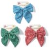 Picture of School Colours Gingham Bow