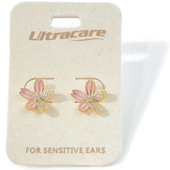 Picture of 002 Ultracare - Pink Enamel & Gem Flower