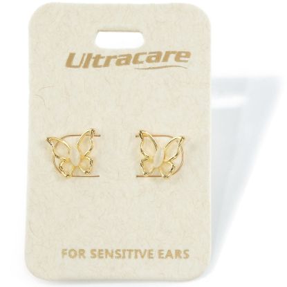 Picture of 021 Ultracare - Pearl Butterfly Stud
