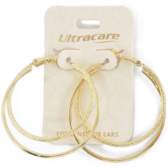 Picture of 092 Ultracare - Double Gold Hoops