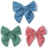Picture of School Colours Gingham Bow