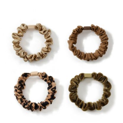 Picture of Shimmers - 4pk Textured Scrunchies