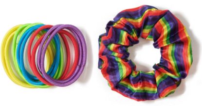 Picture of ICB - Rainbow Scrunchy/Elastic Bundle