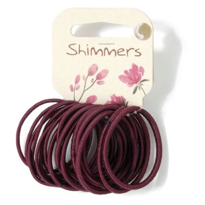 Picture of Shimmers - Burgundy Hair Elastics