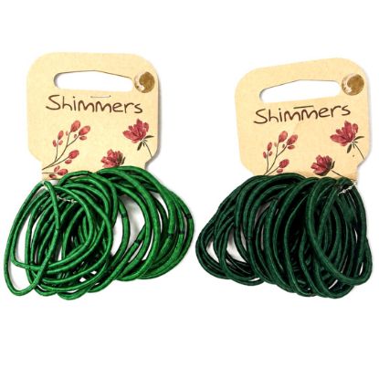Picture of Shimmers - School Greens Hair Elastics