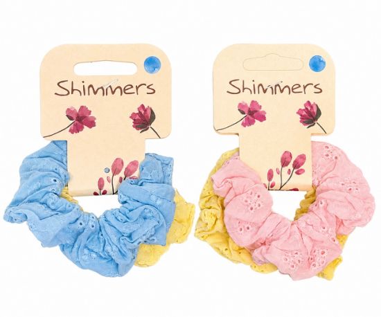 Picture of Shimmers - Embroidery 2pk Scrunchies
