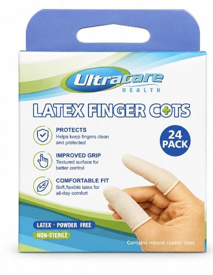 Picture of Ultracare - Latex Finger Cots (24pcs)