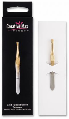 Picture of CMF Gold Tipped Slant Tweezers