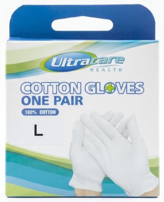Picture of Ultracare - Cotton Gloves Large