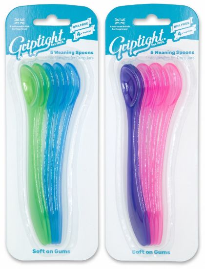Picture of Griptight - 5 Weaning Spoons