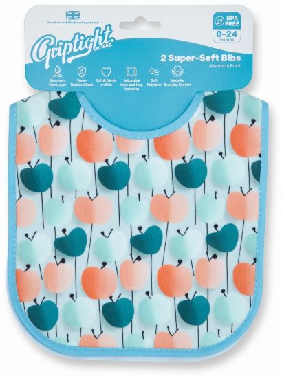 Picture of Griptight - 2 Super Soft Bibs
