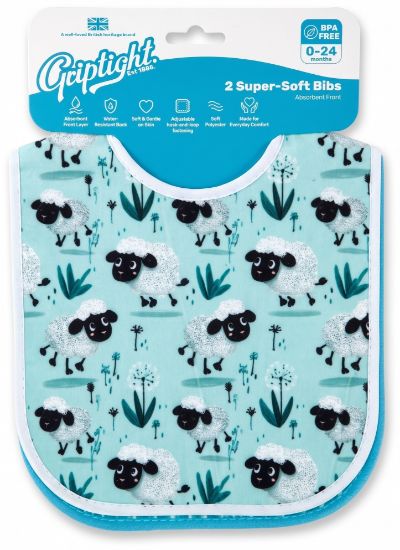 Picture of Griptight - 2 Super Soft Bibs