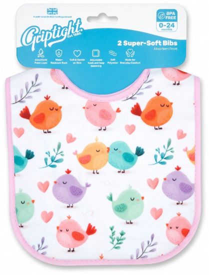 Picture of Griptight - 2 Super Soft Bibs
