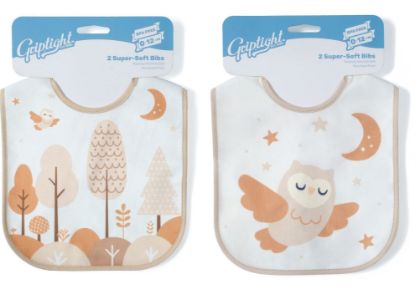 Picture of Griptight 2 Pack Printed Bibs ZERO VAT