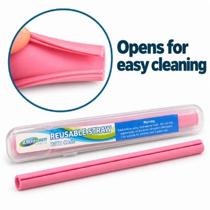 Picture of Easy Clean Travel Silicone Straw