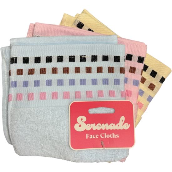 Picture of Serenade - 3pk Multi Pack Facecloth