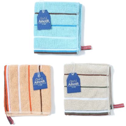 Picture of E&A Stripe -  Facecloth 33x33cm