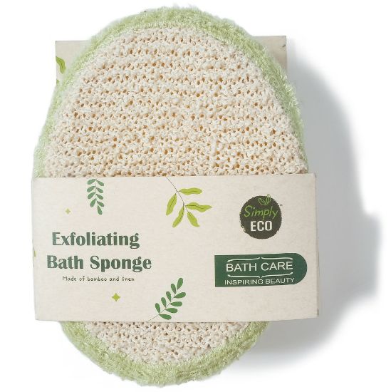 Picture of Simply Eco - Linen & Bamboo Bath Sponge