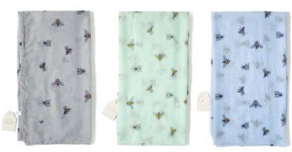 Picture of Elliiott & Ashcroft - Bee print scarf
