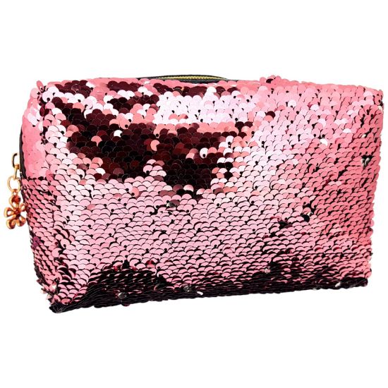 Picture of x2+ Two Tone Sequin Toiletry Case 18x8.5